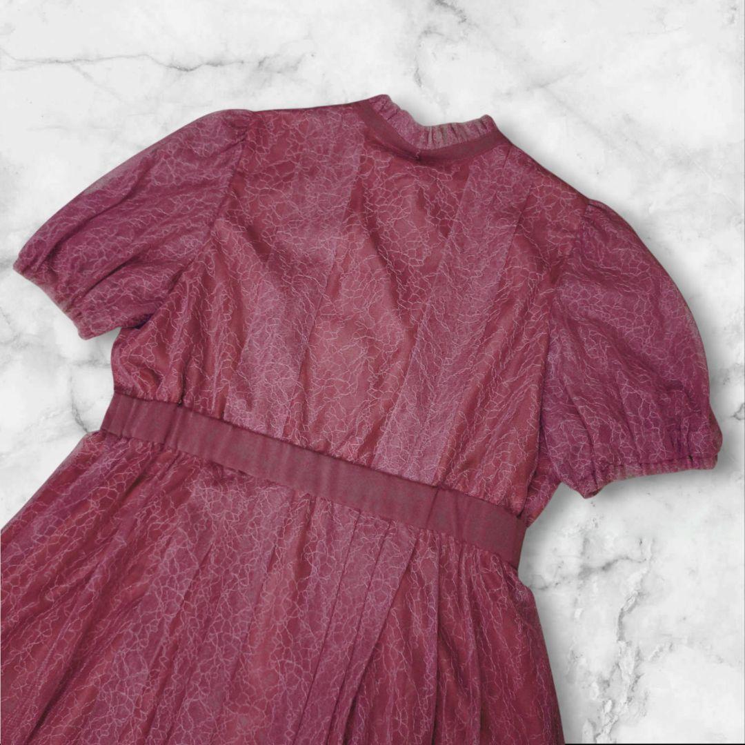 ✨46サイズ✨23区 APPLAUDIR 総レース タックディテール ドレス