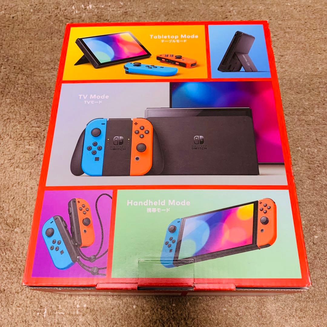 【新品未開封】Switch本体有機EL　ネオンブルー　ネオンレッド