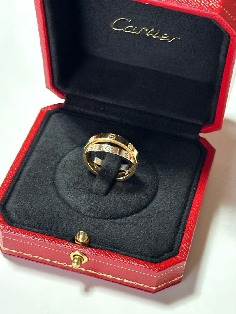 カルティエ ビーラブ ダイヤモンド リング
