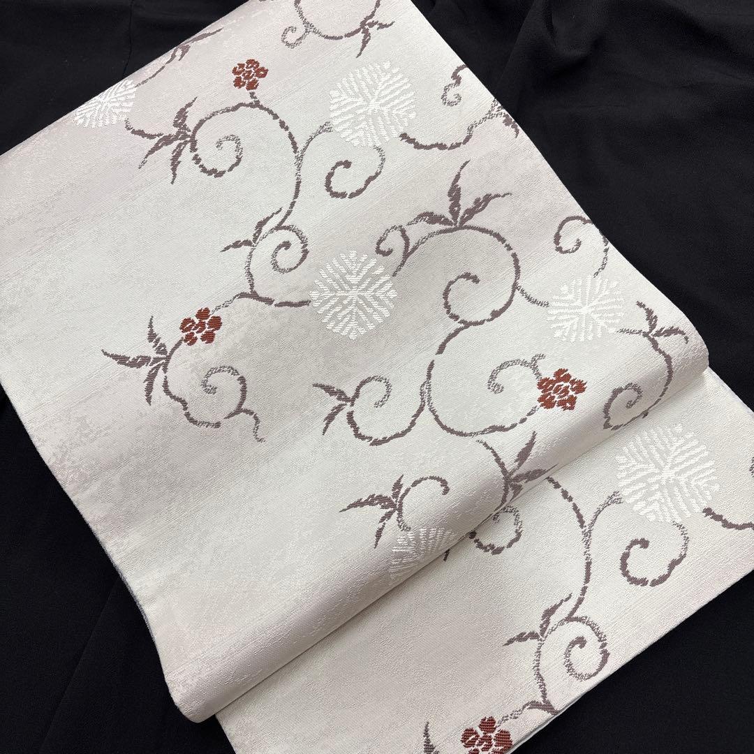 正絹 3面使える袋帯 洒落袋帯