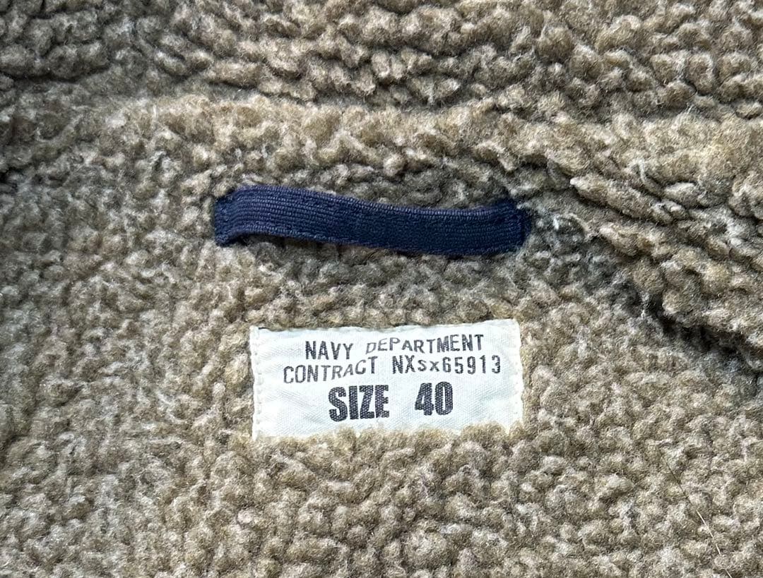 週末割引 WAIPER N-1デッキジャケット US NAVY L