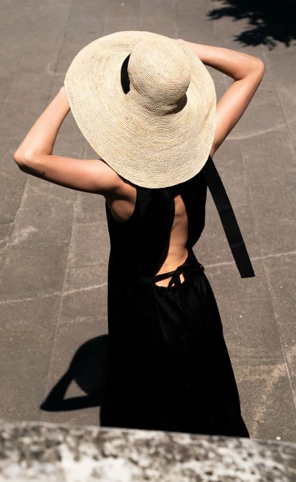 極美品 maison n.h paris ストローハット メゾンエヌアッシュパリ