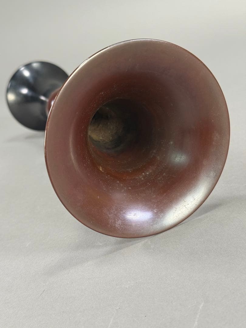 いけばな　池坊 古流　小原流　唐銅花瓶　高さ25cm 銅花器　花瓶　華道具