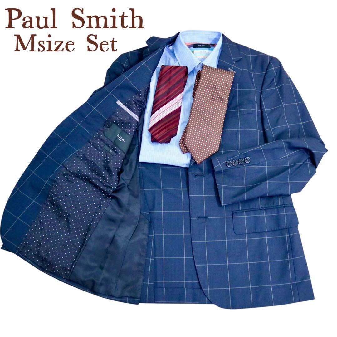 Paul Smith 4点セット　グレンチェックジャケット　シャツ　ネクタイ2本