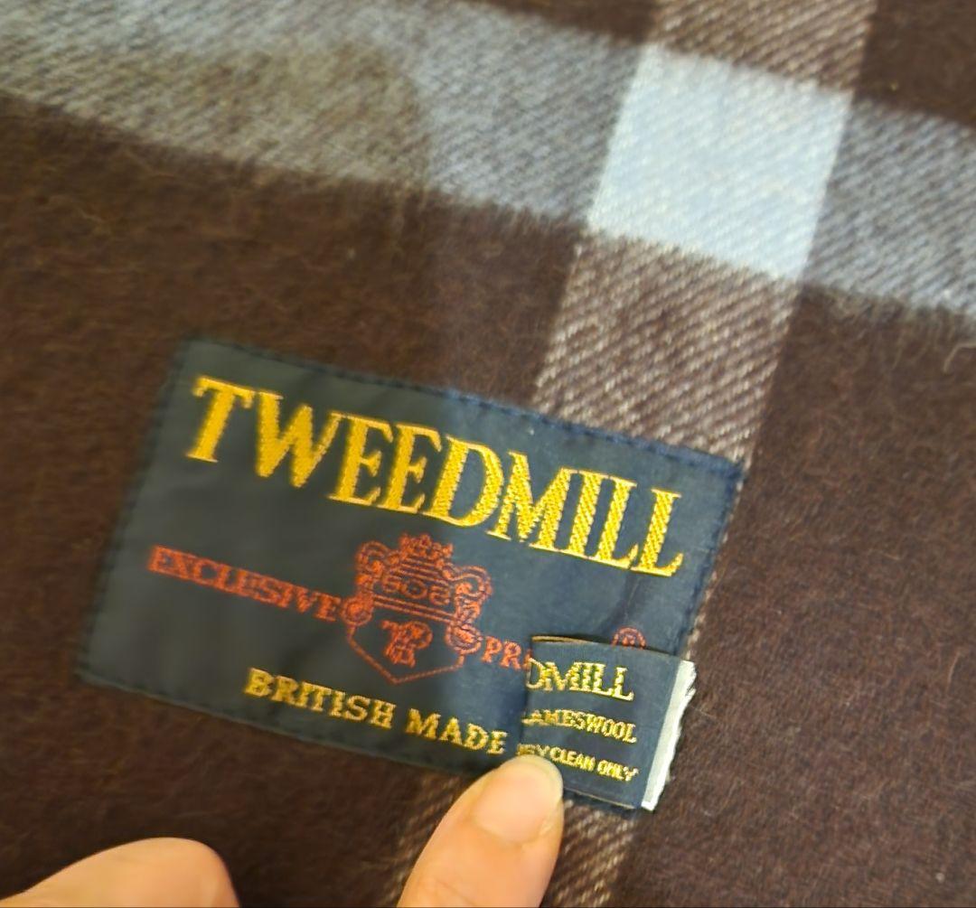 ツイードミルストール　ブラウン　70-190cm