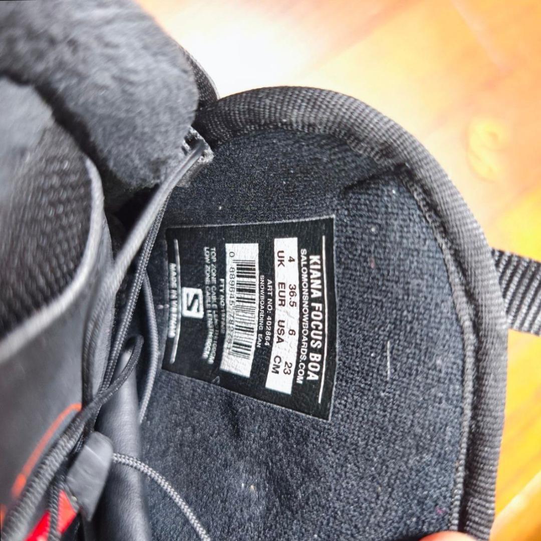 スノーボードブーツ salomon kiana focus 23cm USA6