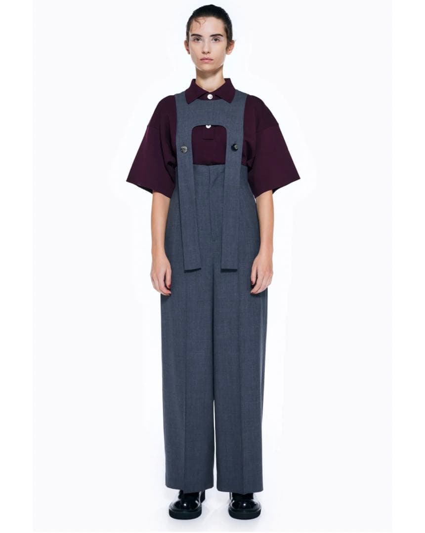 ナ*ゼ様 ENFOLD VEST OVER-ALLS オールインワン