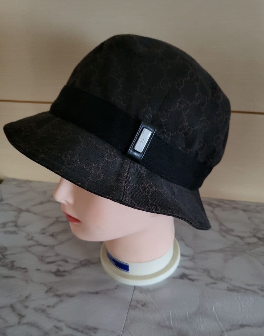 GUCCI ダークブラウン バケットハット