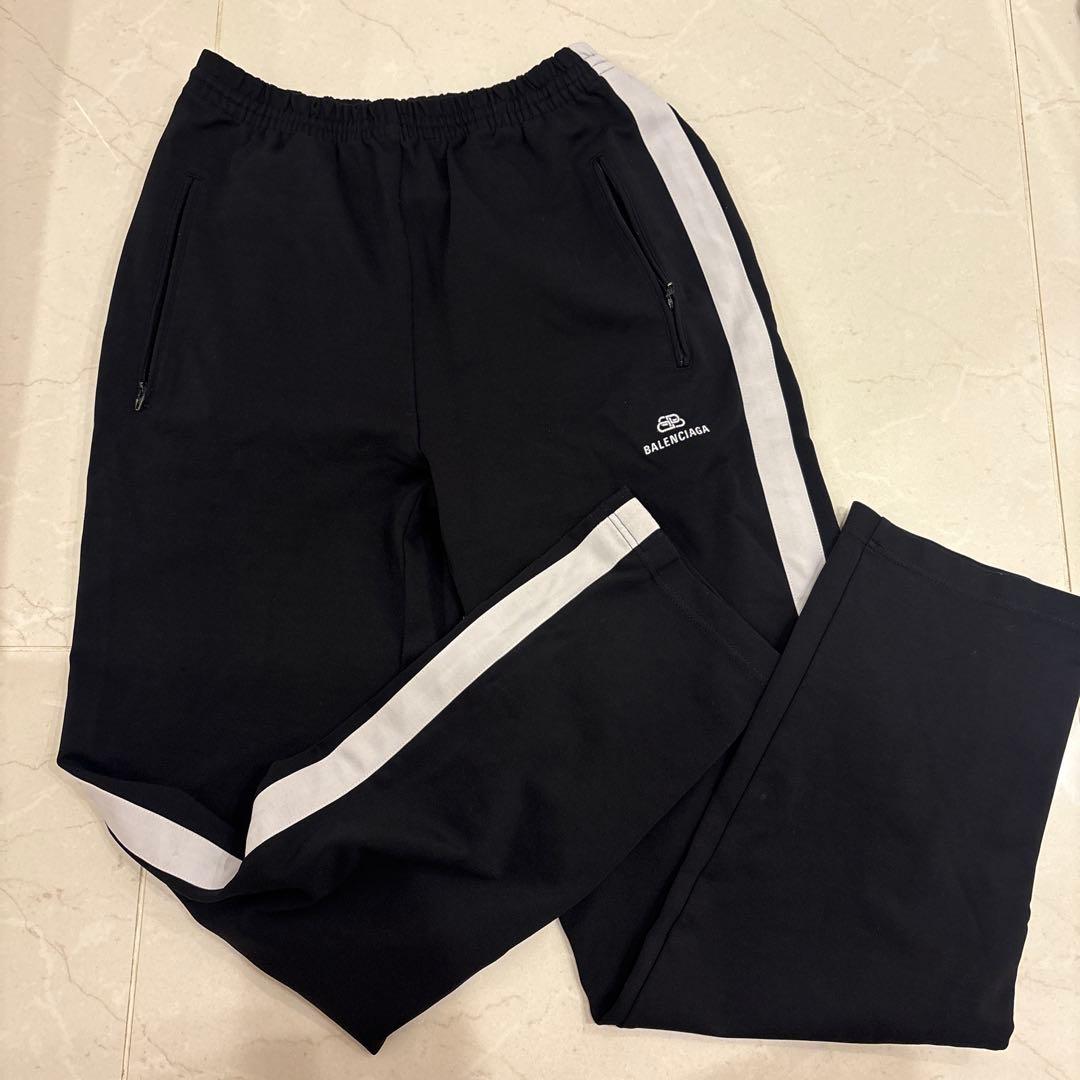 美品　バレンシアガ　ジャージ　ラインパンツ　44