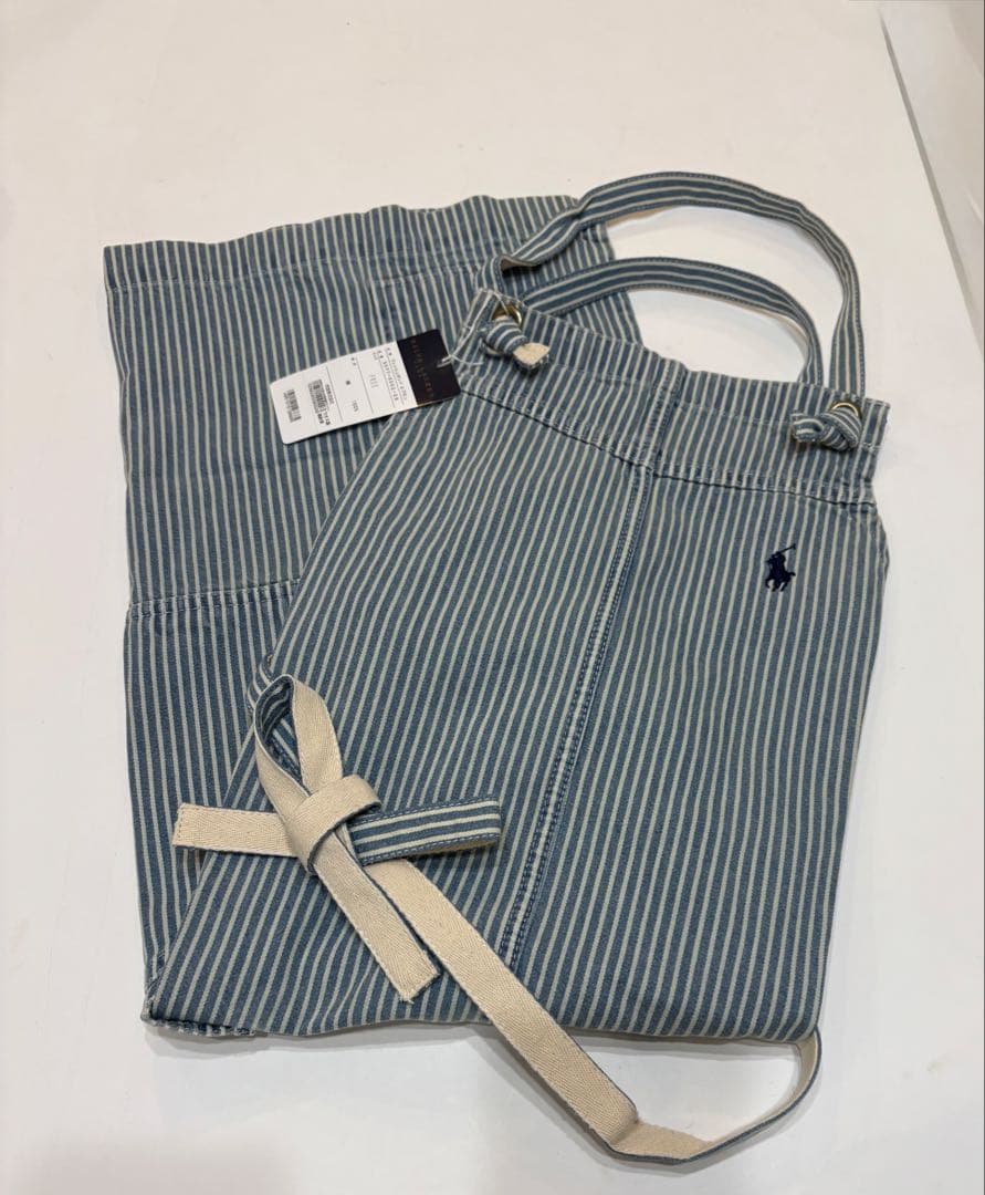 新品タグ付☆ラルフローレン☆フレッシュポンド　エプロン　デニム　ヒッコリー未使用