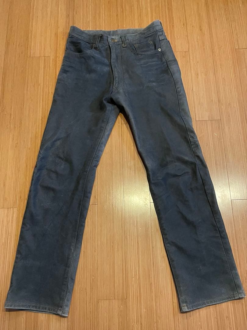 KUSHITANI クシタニ エクスプローラージーンズ レザーパンツ W31