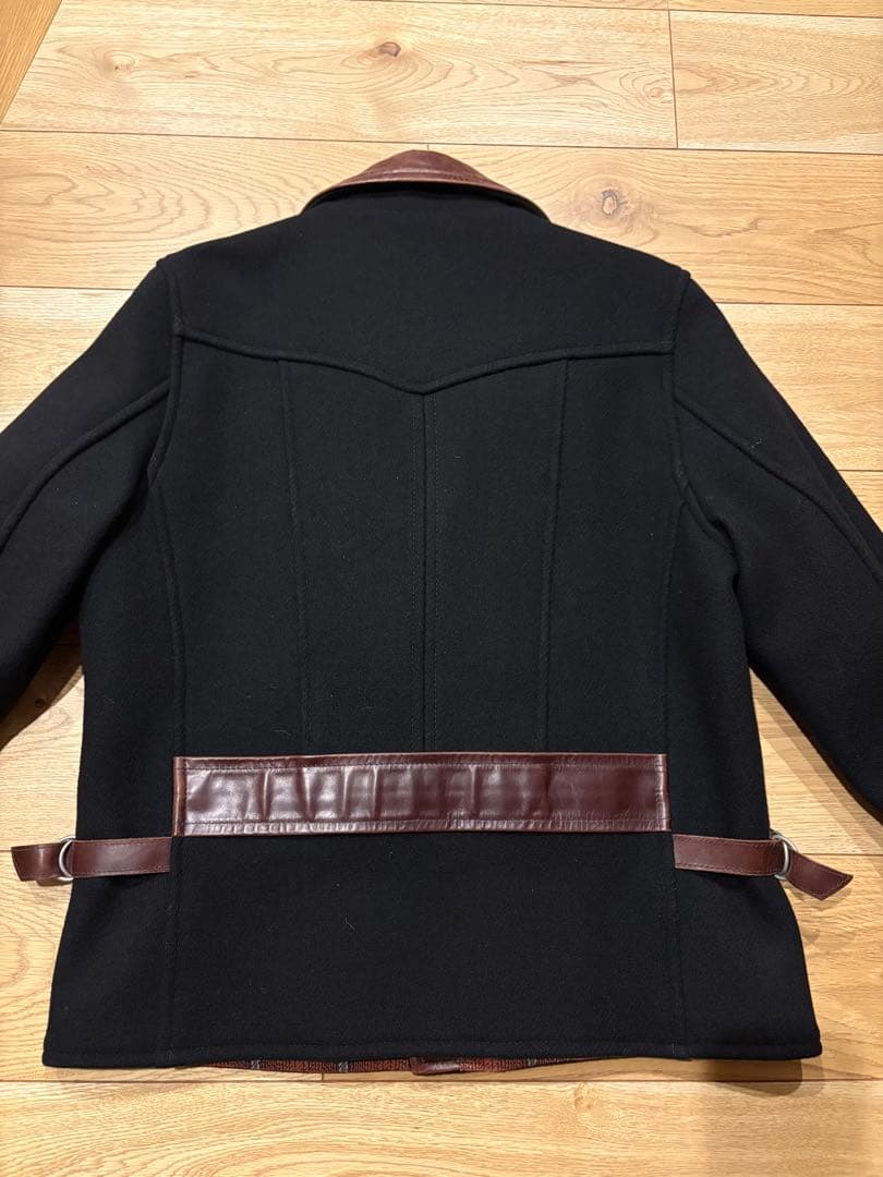 希少　ジェラード jelado ウール×レザー　スポーツジャケット