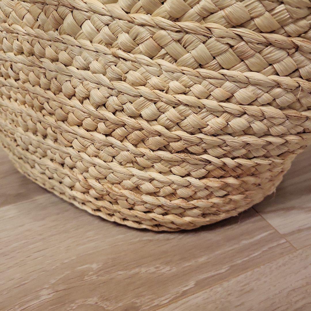 COACH かごバッグ ストロー素材