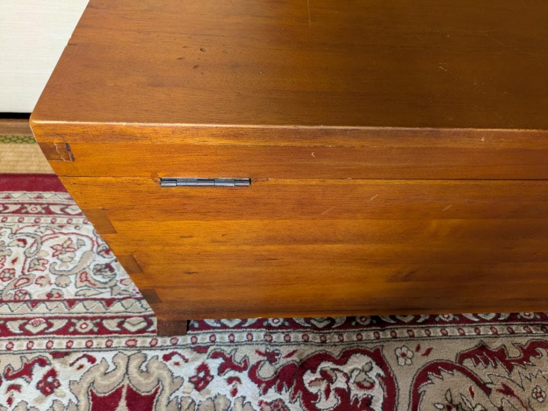 ビンテージレトロ木製コンテナ-トランクBOXビッグ　レア