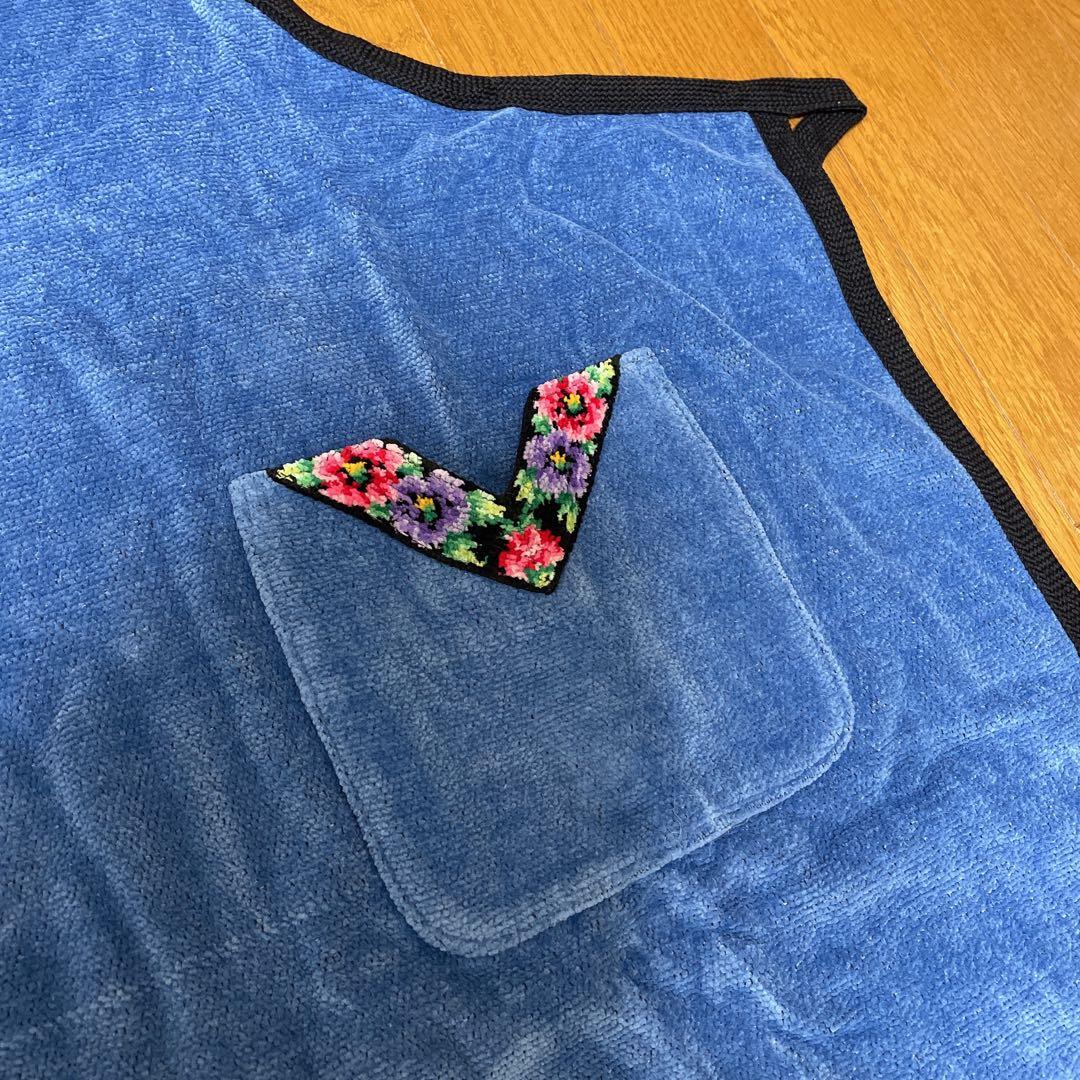 【新品 未使用】フェイラー エプロン ブルー