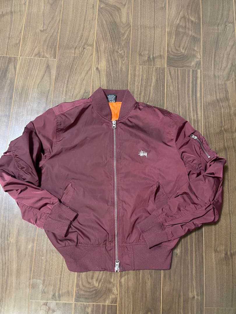 【年始限定】00s stuusy ステューシーMA-1 jacket