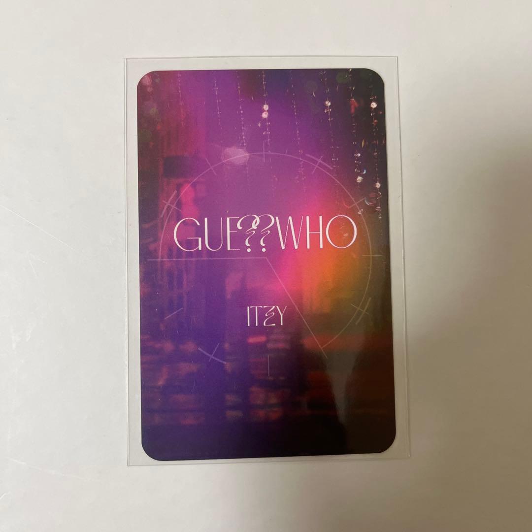 リュジン トレカ guesswho テニス 特典 ITZY sound wave