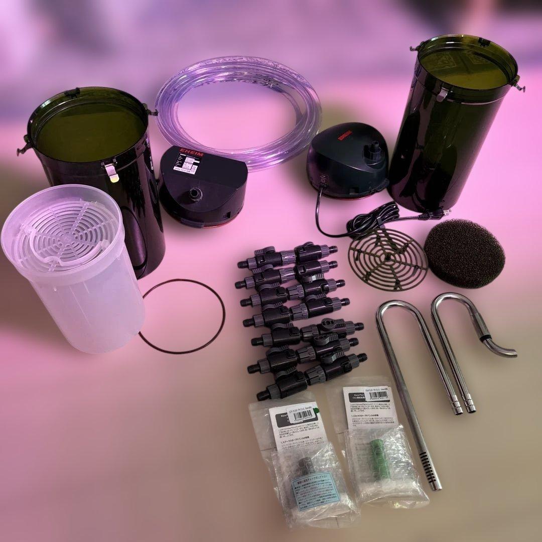 エーハイム2213×2個　タップなど色々セット　中古