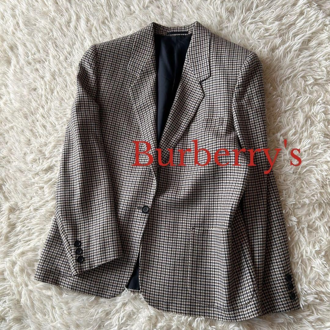 バーバリーズ　千鳥格子テーラードジャケット