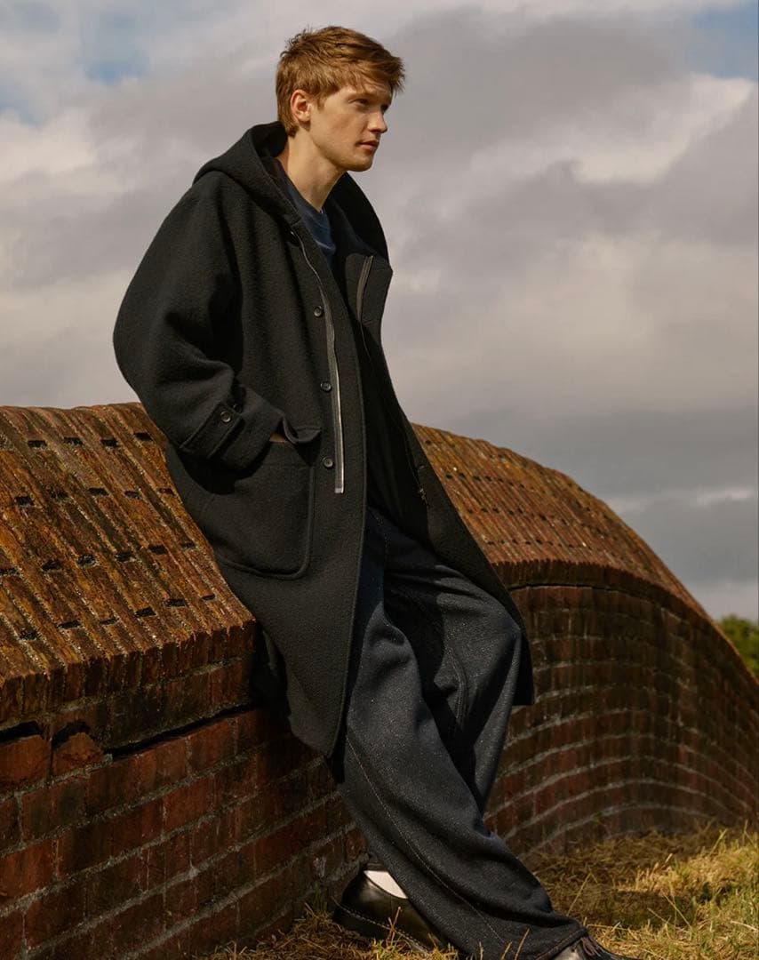 タグ付 コルニエ Cornier TWISTEDTWEED HOODED COA