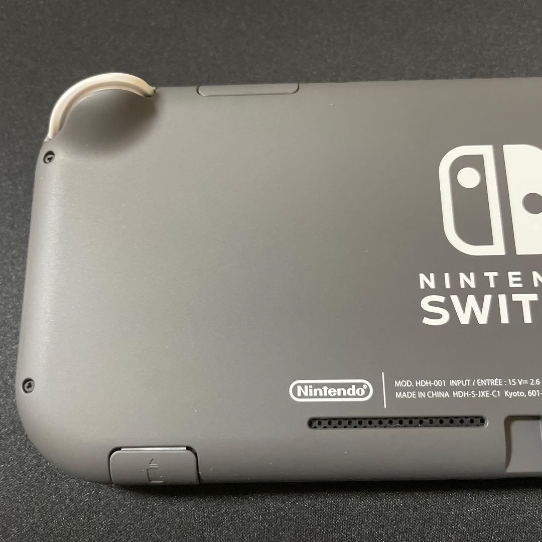 Nintendo Switch Lite グレー　ジャンク品　液晶凹みあり