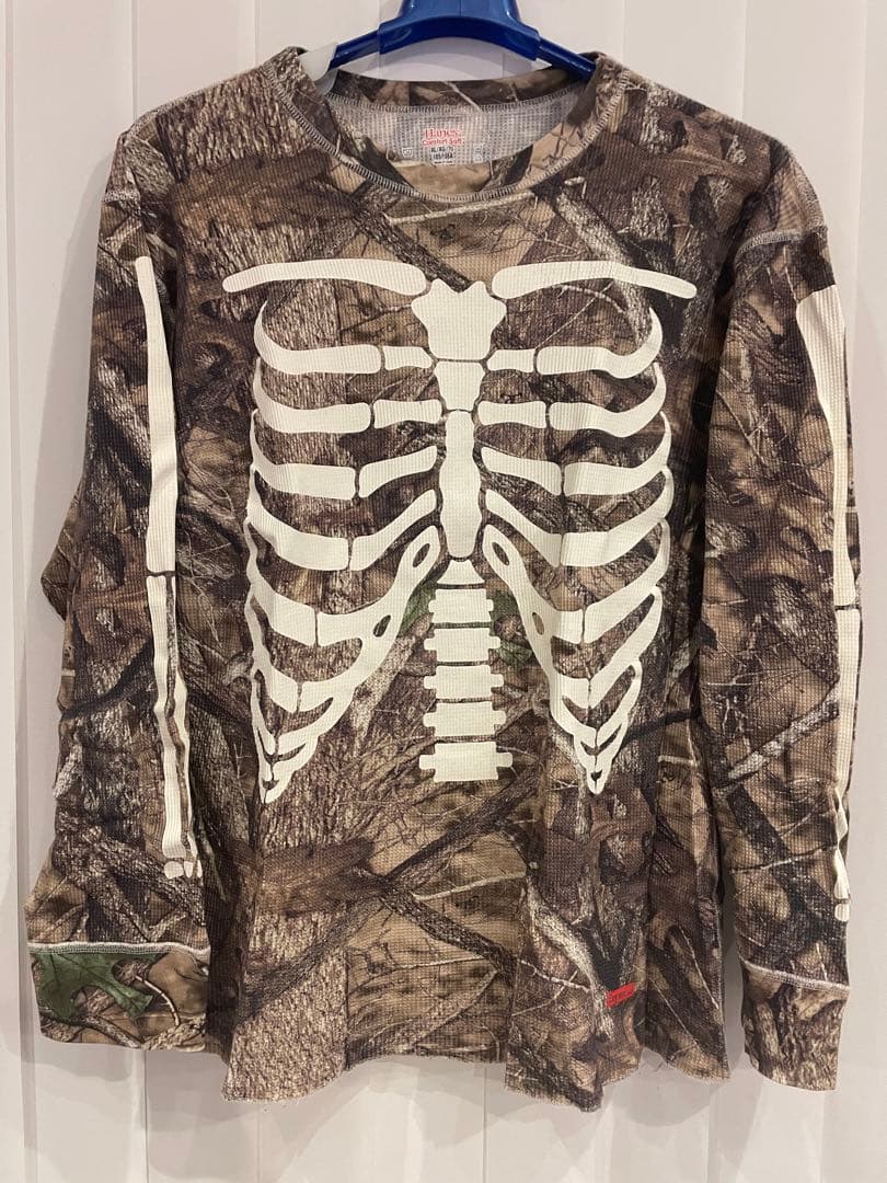 トップス Supreme x Hanes Bones Thermal Crew\