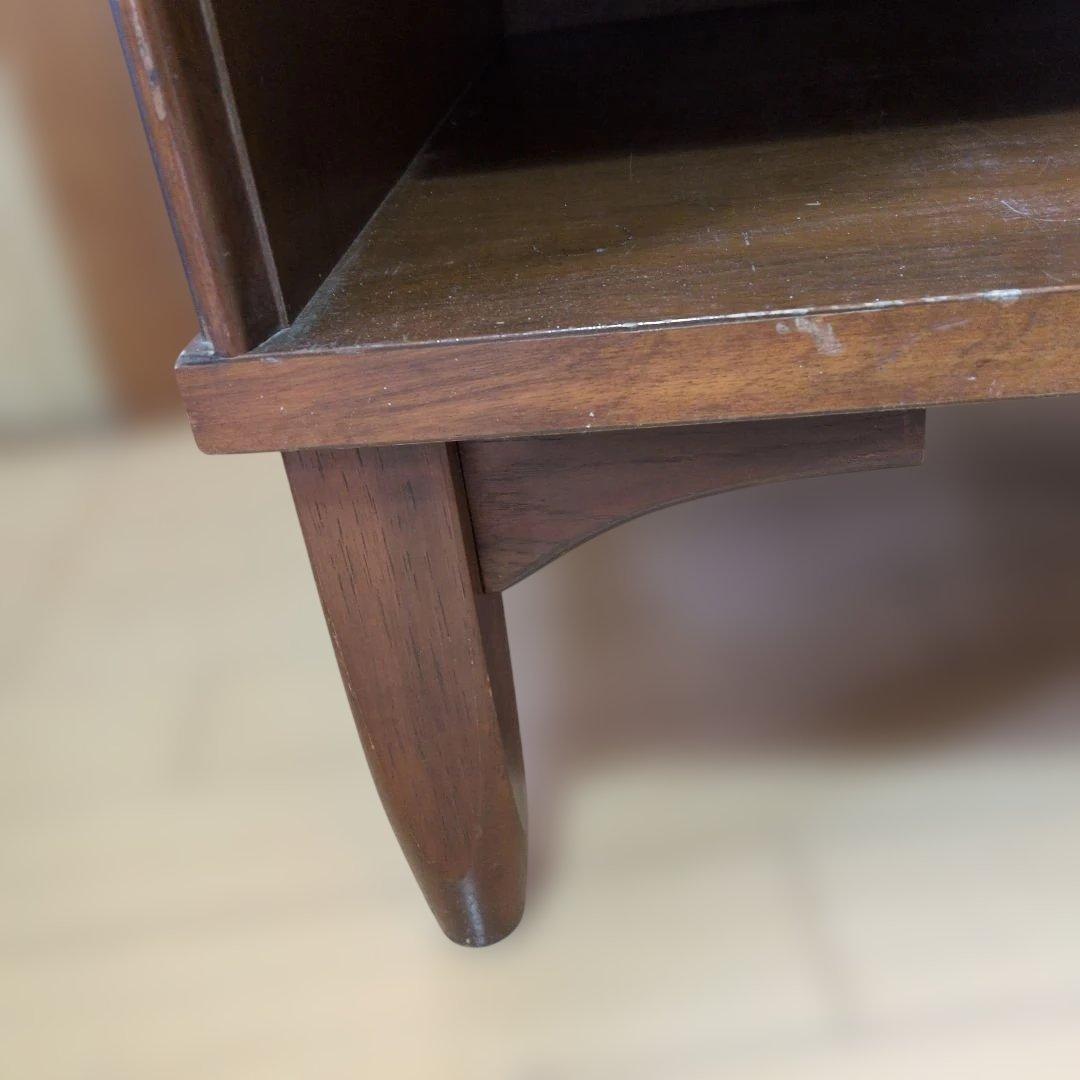 USA米軍放出家具ドレクセル サイドテーブル 引き出し付き