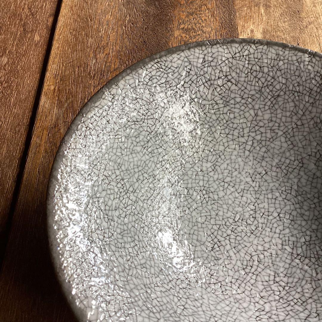 たくです。新品美濃焼　光沢かいらぎ黒渕　浅鉢丼・ミニカレー皿10枚セット