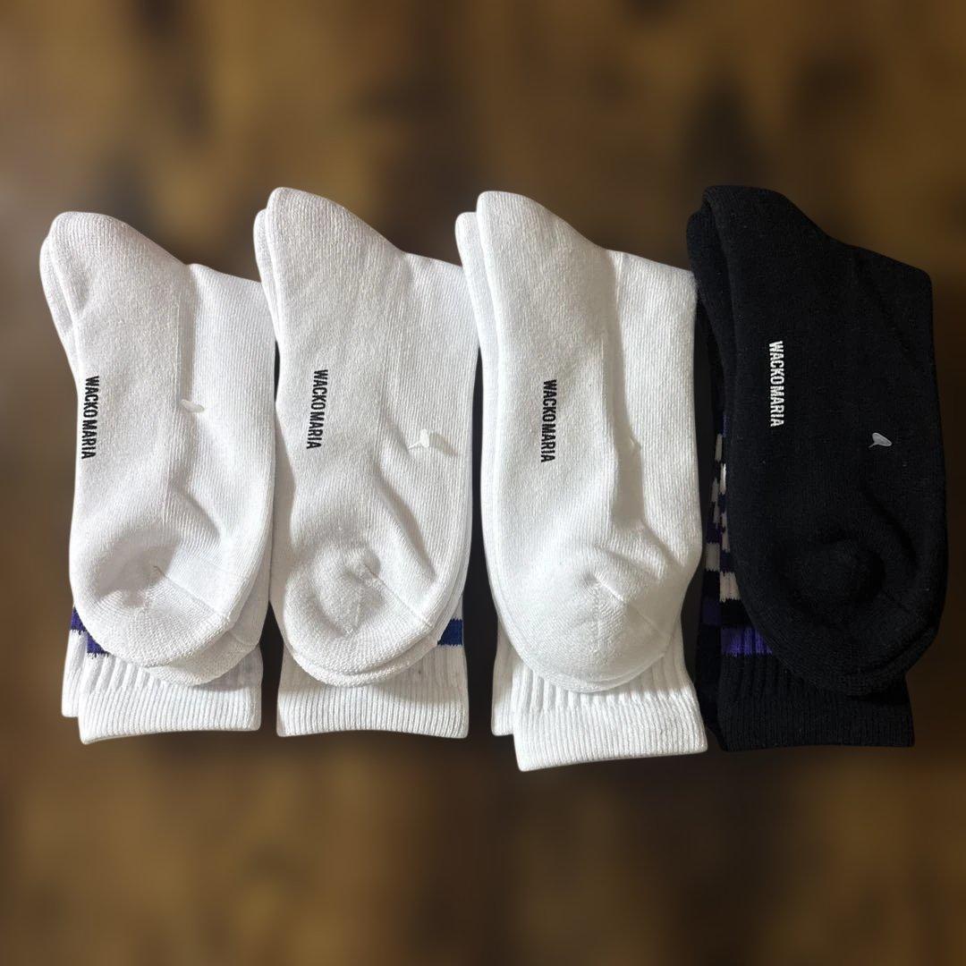 WACKO MARIA ソックス 4足セット　マスクマン