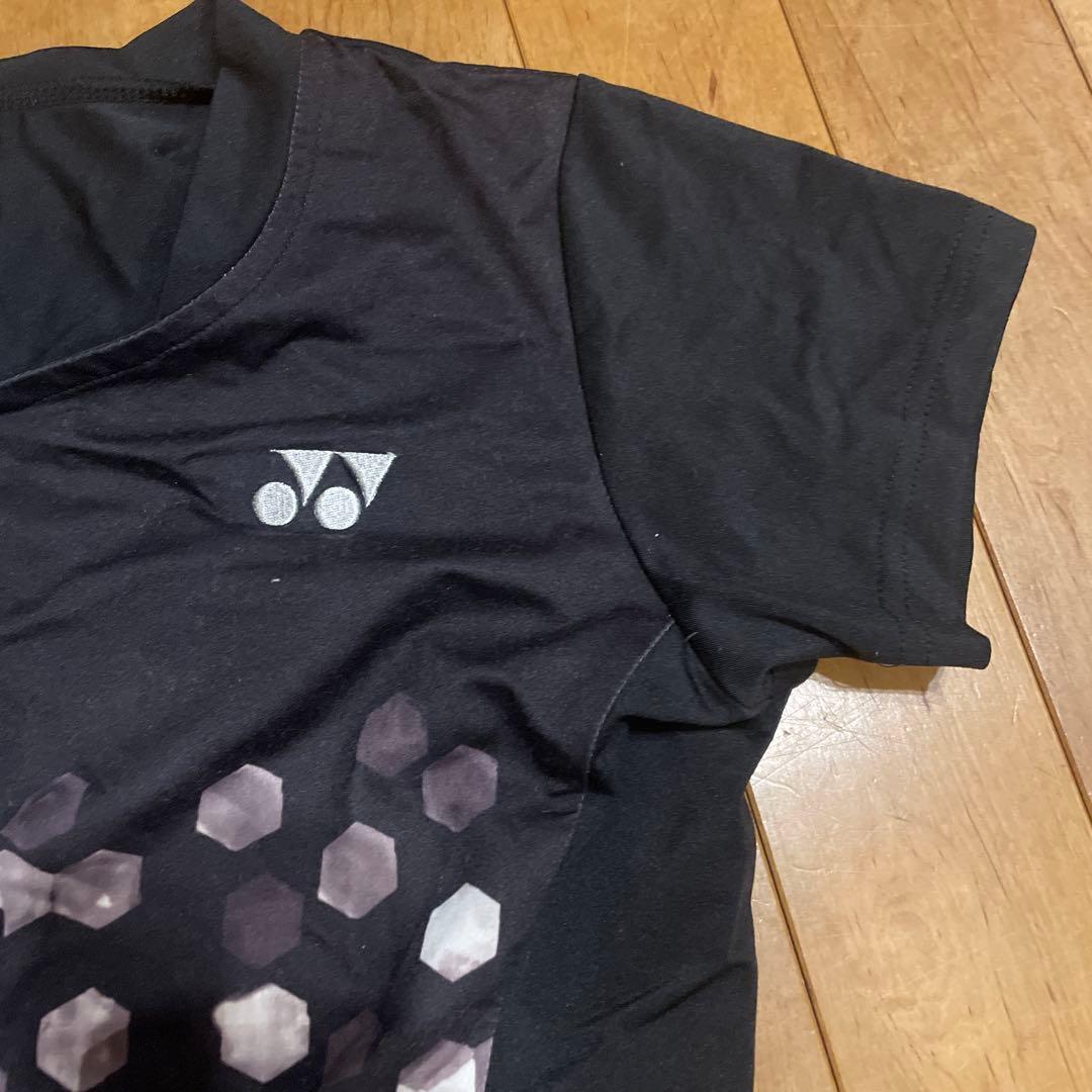 YONEXヨネックステニスウェアレディース半袖シャツスコートスカート黒M