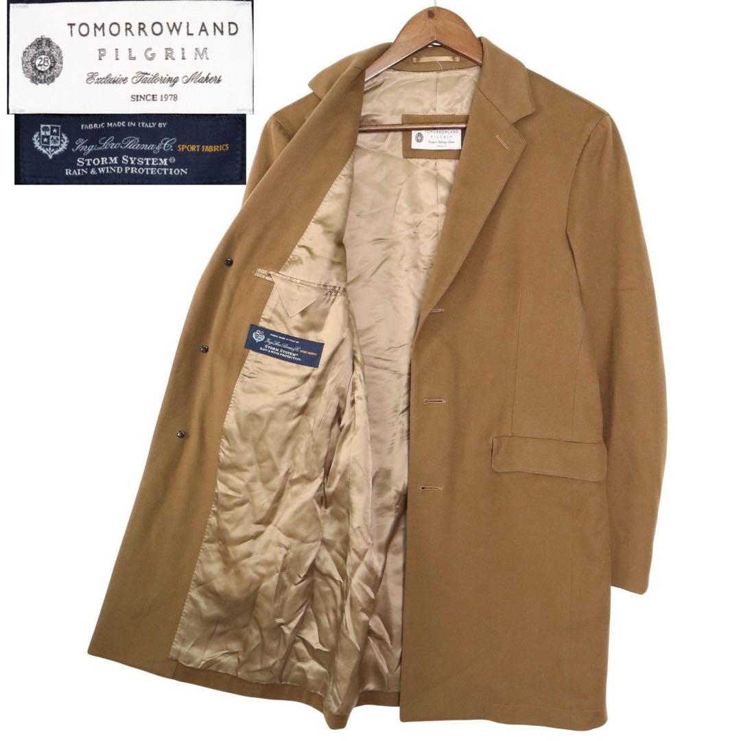 トゥモローランドピルグリム×ロロピアーナ ウールチェスターコート ブラウン 46