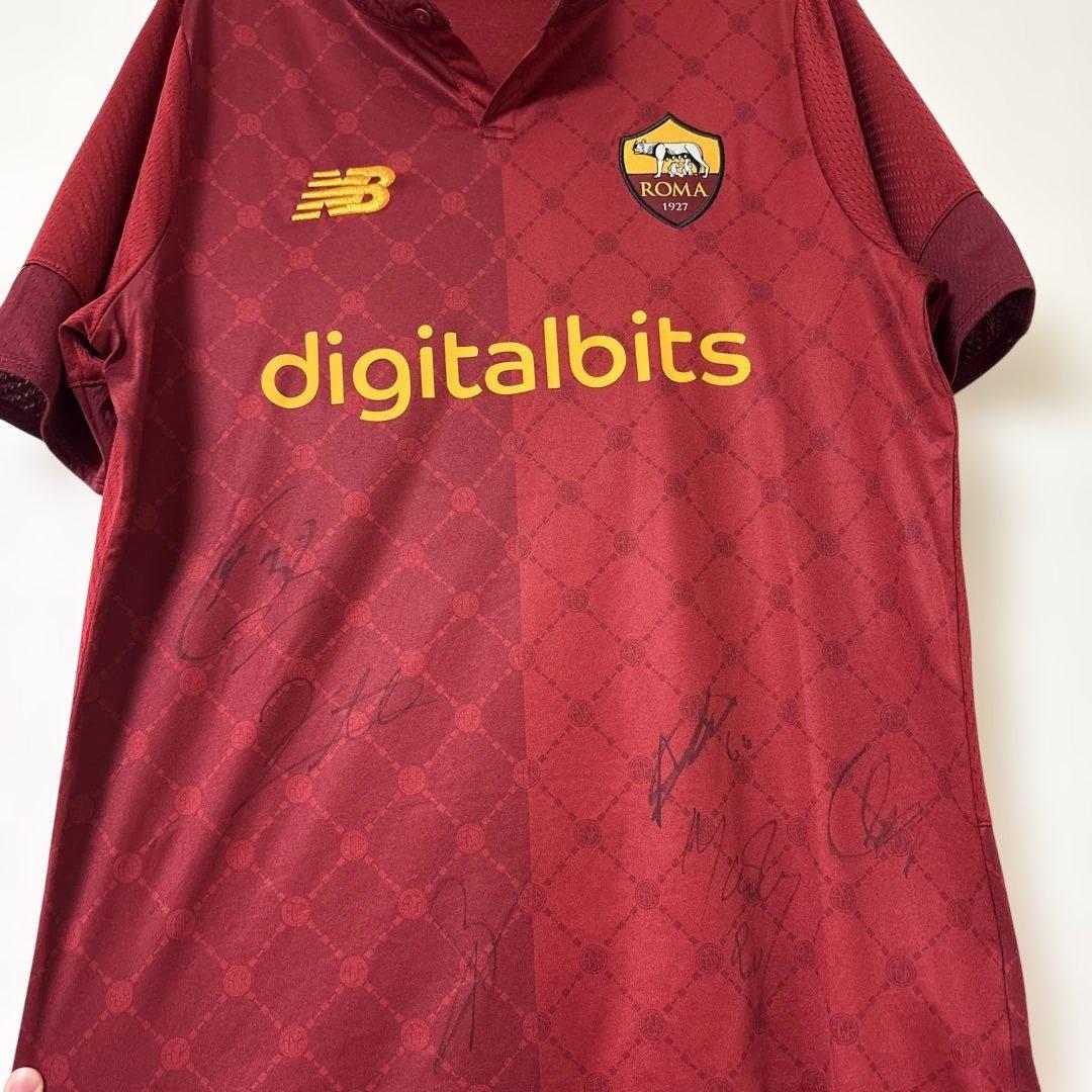 格安ローマレプリカユニフォーム　サイン入り