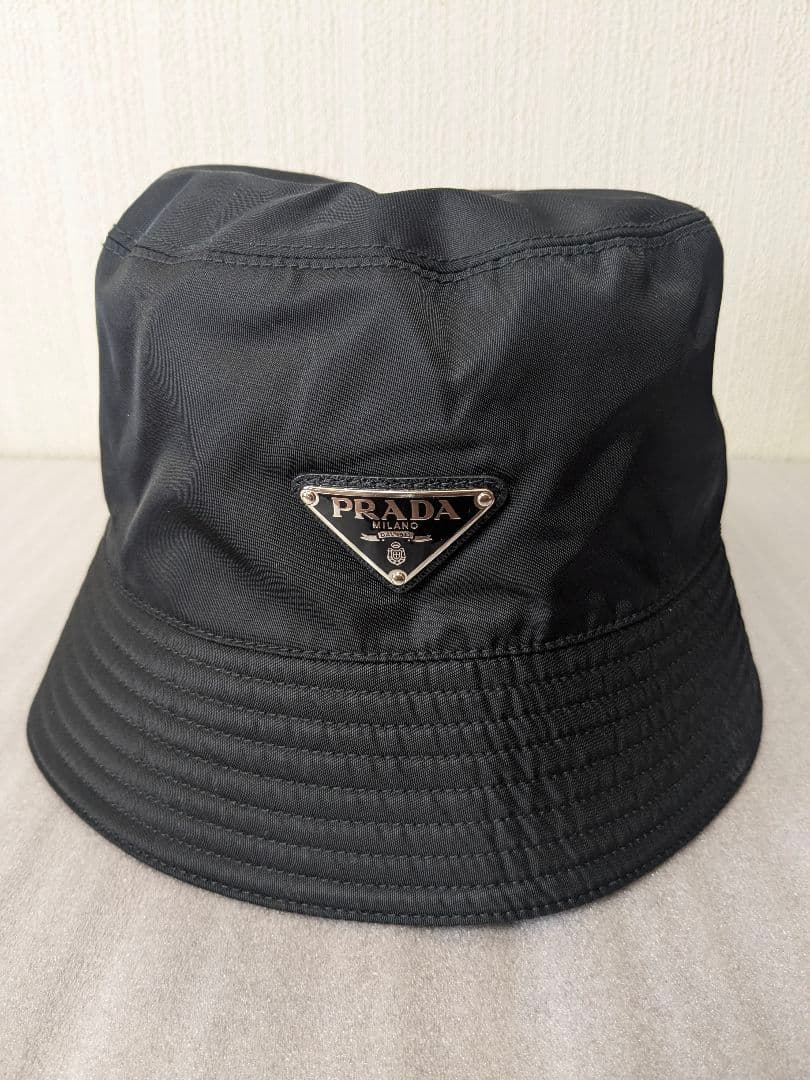 最終値下げ PRADA プラダ バケットハット 1HC137 2DMI Mサイズ
