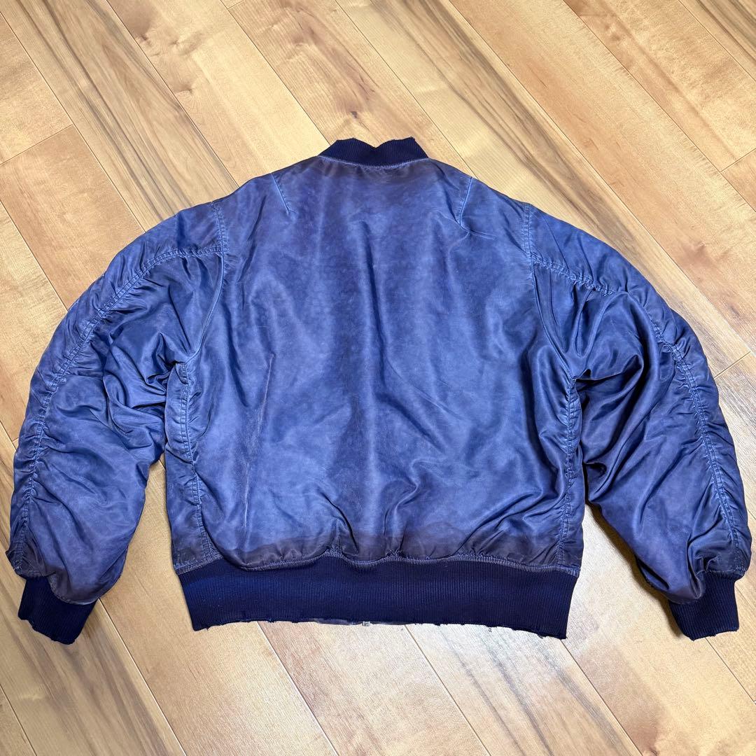 ジャケット・アウター BELVET Faded MA-1 Bomber Jacket
