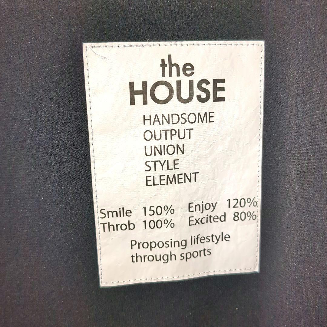 【美品】the HOUSE ザ・ハウスサイドラインパンツゴルフウェア黒 メンズL