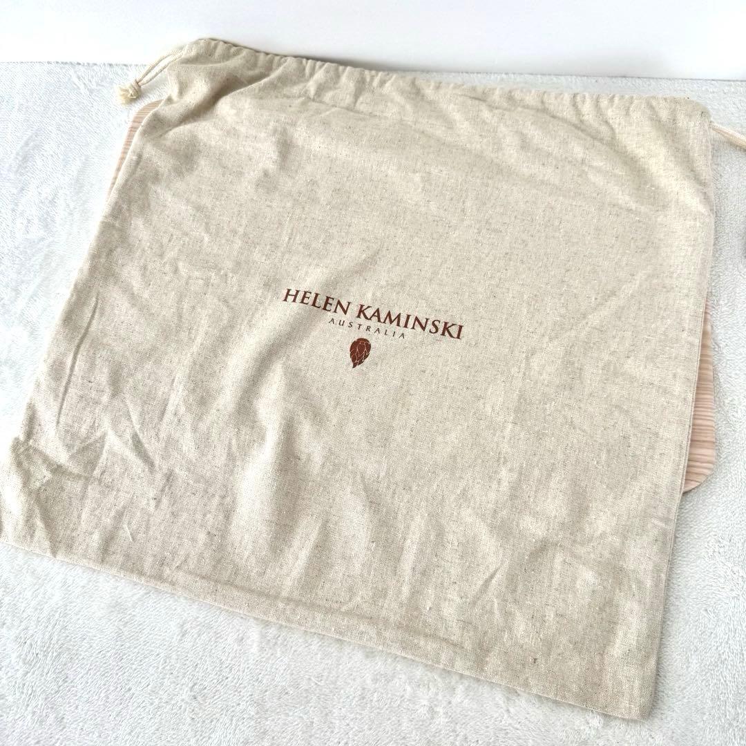 【極美品✨️】ヘレンカミンスキー ラフィア レザーハンドルトートバッグ Mサイズ