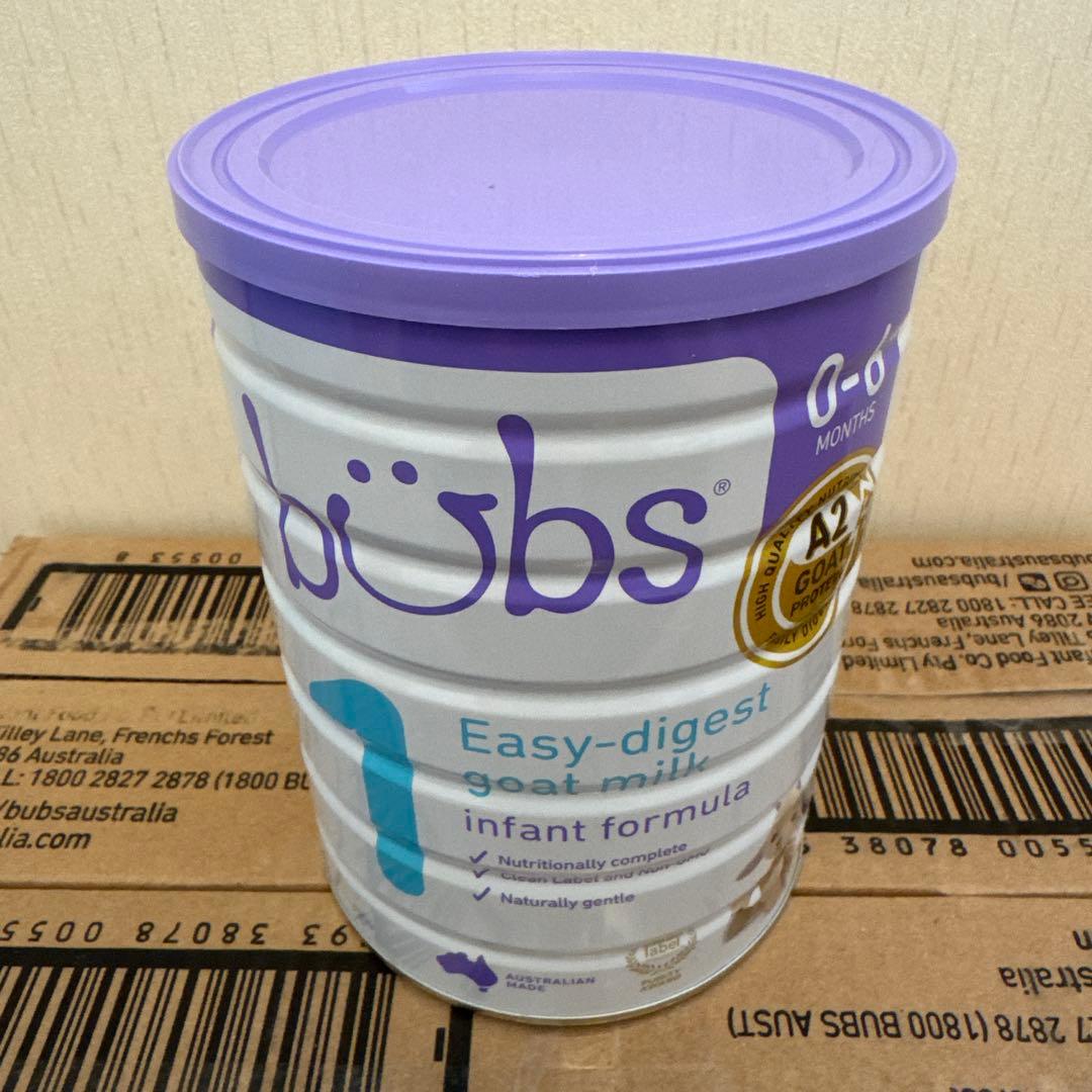 【2缶セット バラ不可】bubs バブズ ヤギミルク ステップ1 800g