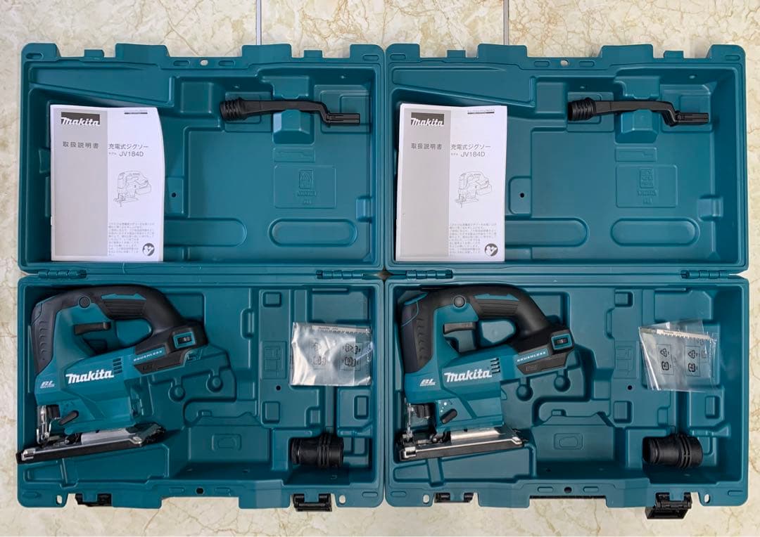 マキタ 18V 充電式ジグソー JV184DZK 本体のみ(ケース付)×2台
