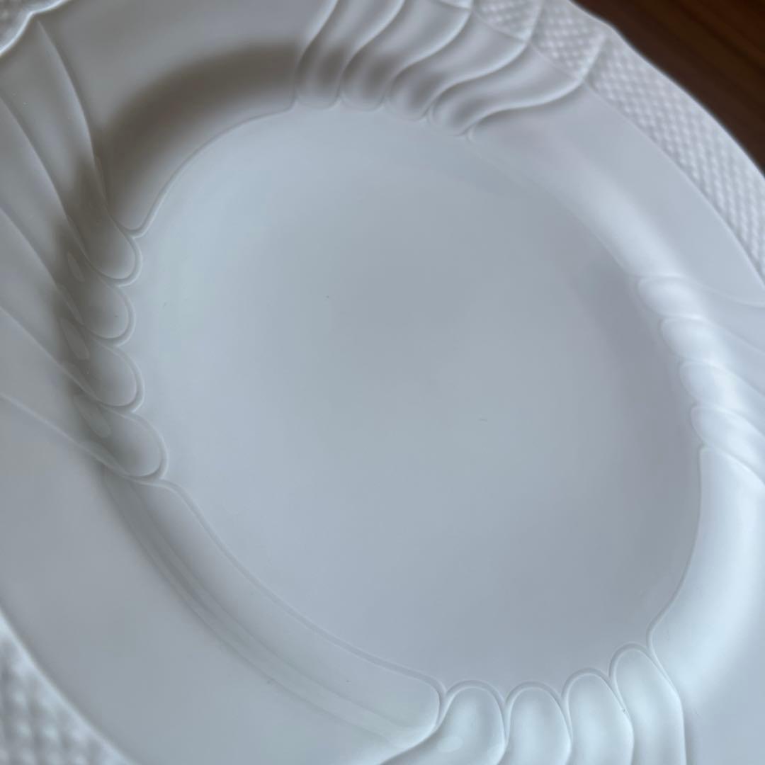 リチャードジノリ　ベッキオホワイト　プレート　26cm　5枚