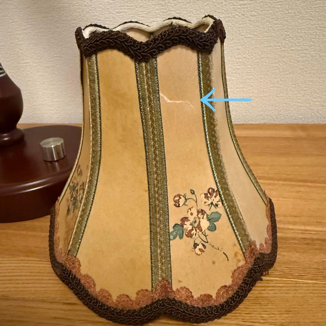 レトロ　スタンドライト 調光　アンティーク　花柄　新日本照明 Dimmer