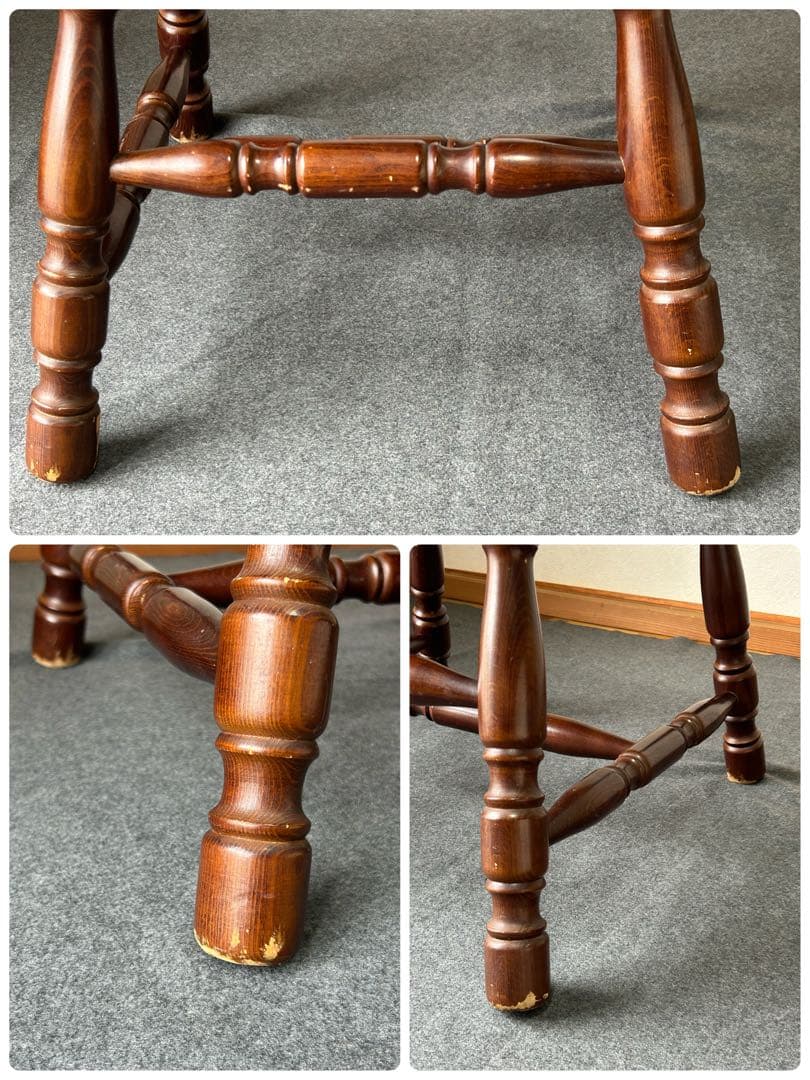 ヴィンテージ　飛騨高山 柏木工 ダイニングチェア 椅子 ウィンザーチェア　レトロ