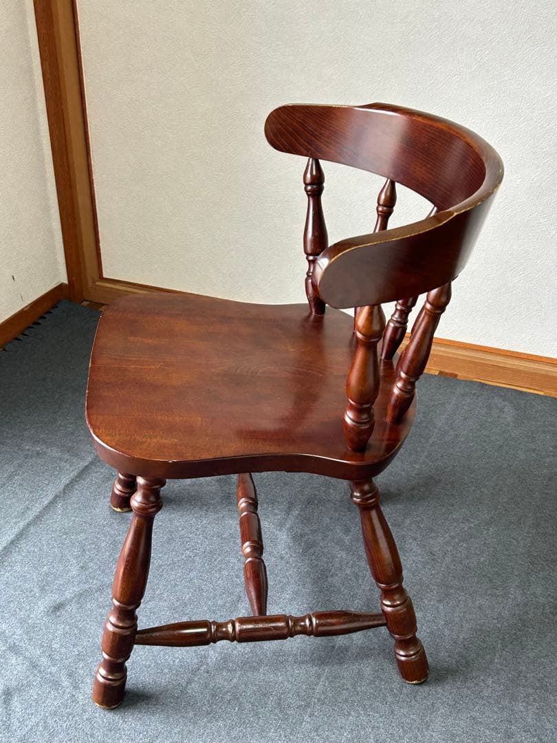 ヴィンテージ　飛騨高山 柏木工 ダイニングチェア 椅子 ウィンザーチェア　レトロ