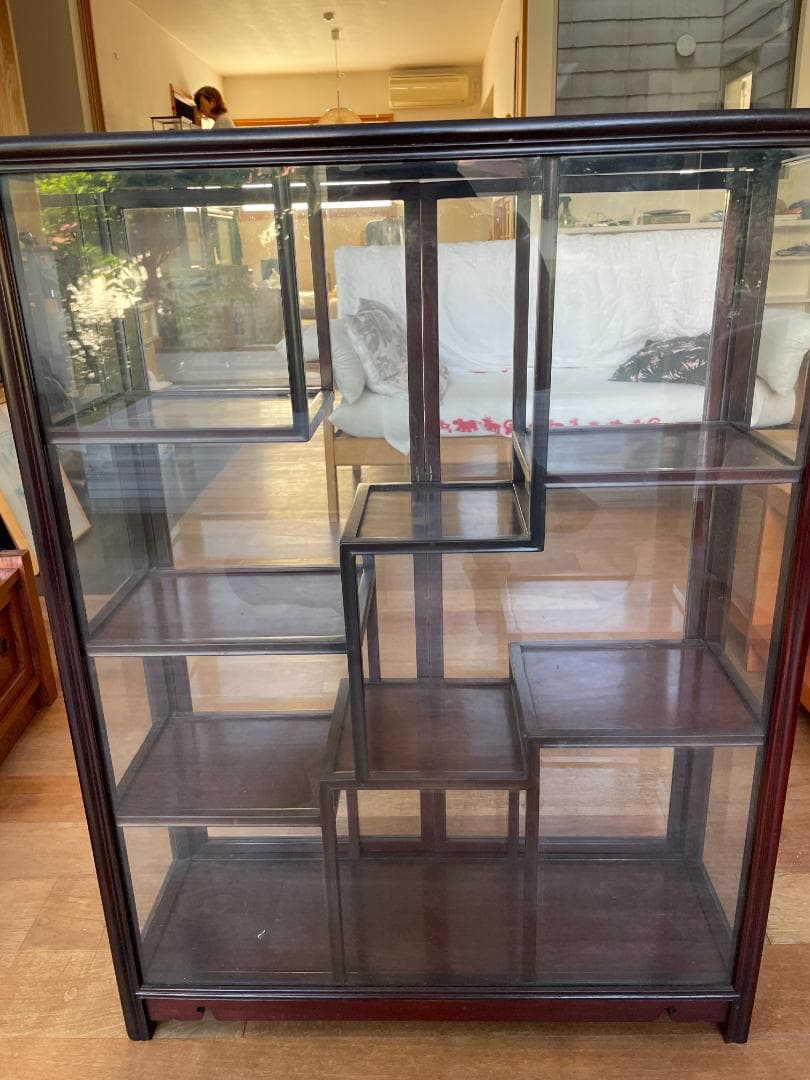 お値下げ　アンティーク飾り棚　中国