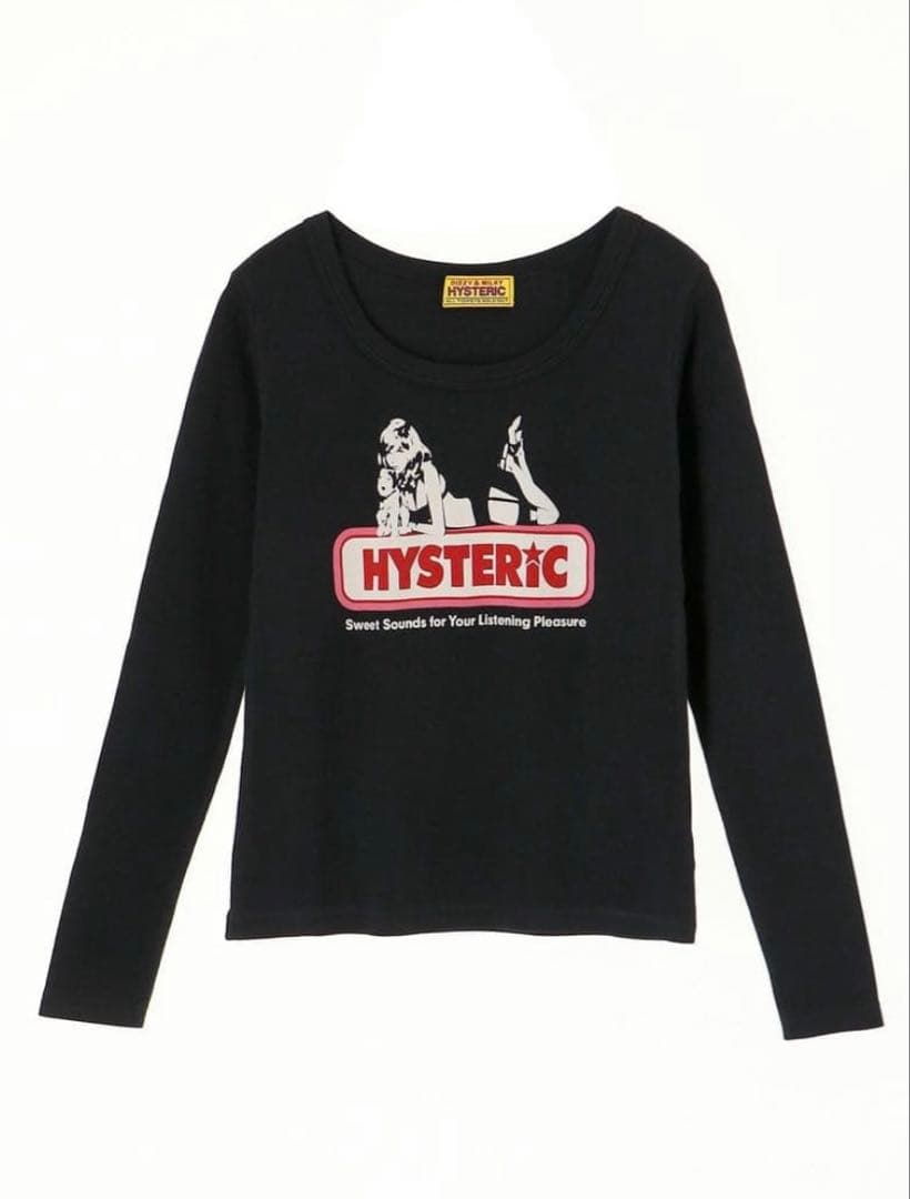 HYSTERIC ブラック 長袖 チビT