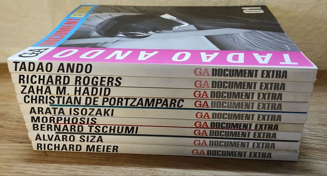 GA DOCUMENT EXTRA 9冊　安藤忠雄他