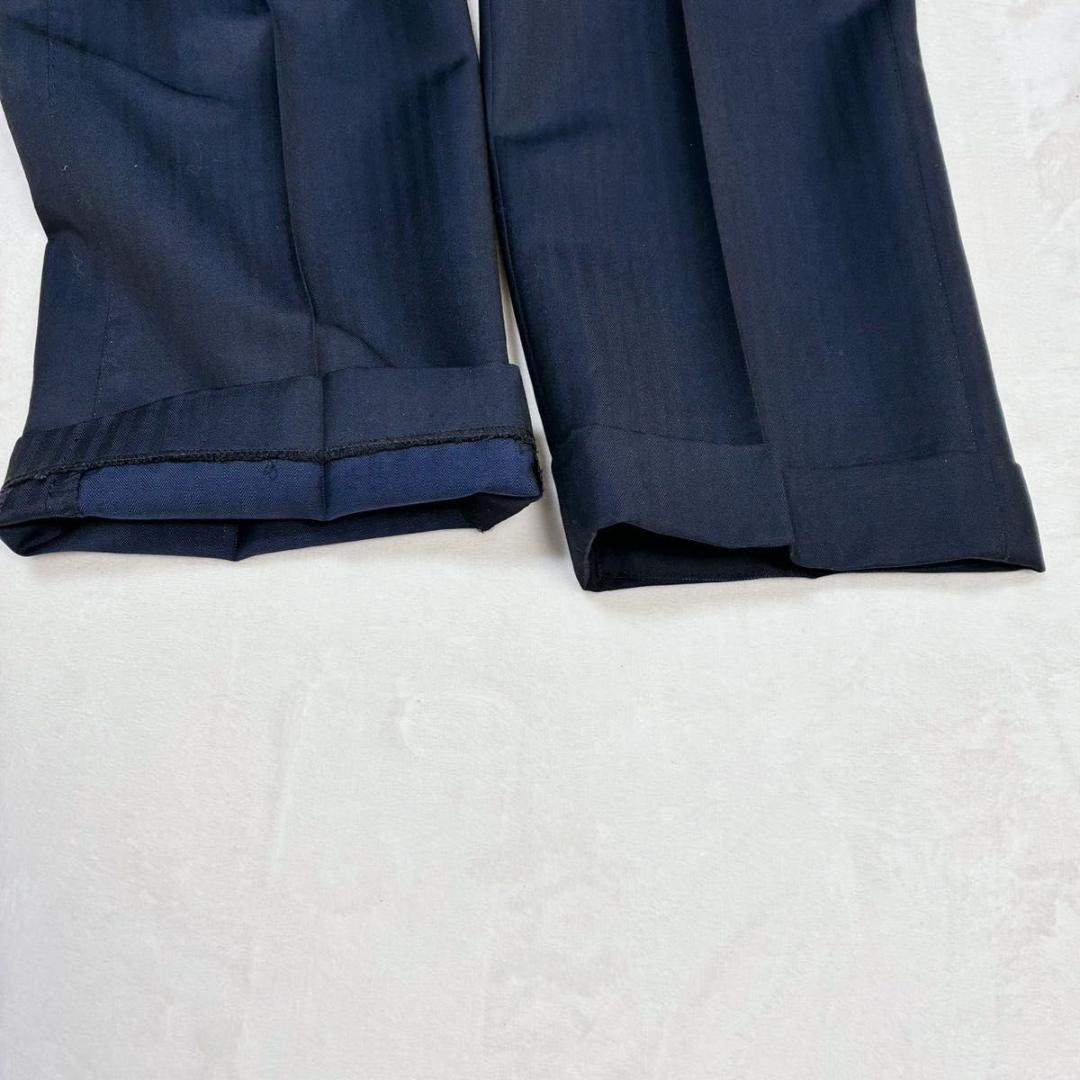 トゥモローランド スーツ セットアップ ストライプ カノニコ モヘヤ混 紺