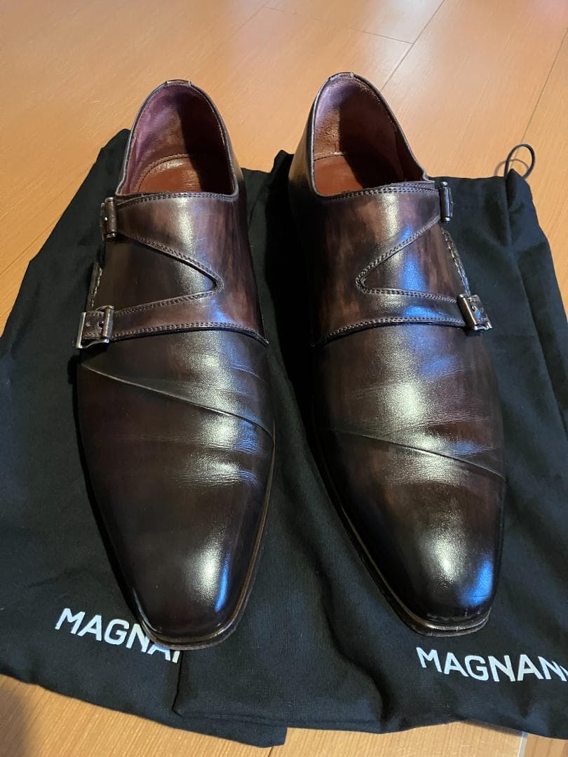 マグナーニ ダブルモンク 高島屋正規品 パティーヌ EU39 19567