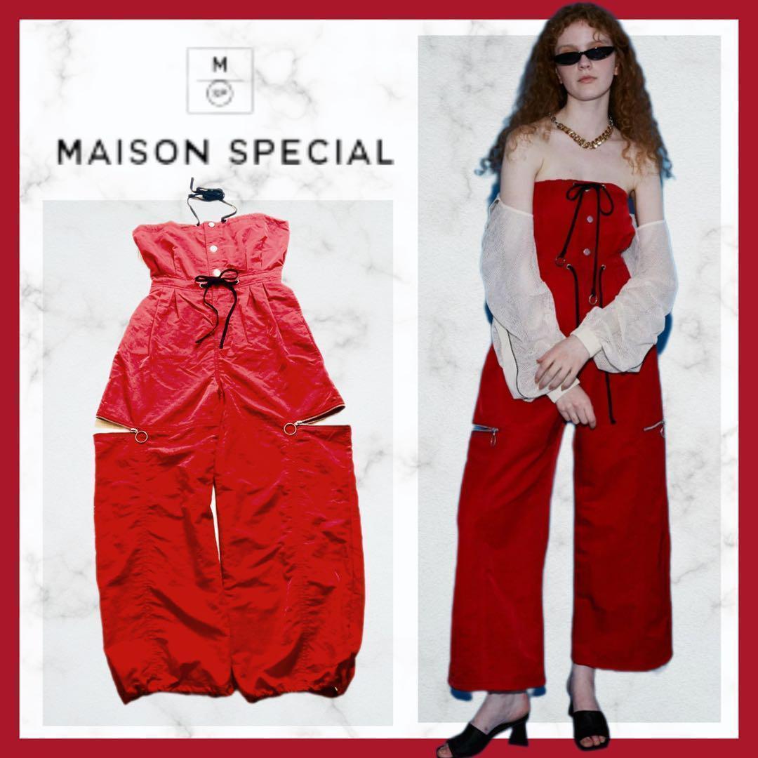 402＊定価３万　極美品　メゾンスペシャル　2WAYサイドジップオールインワン