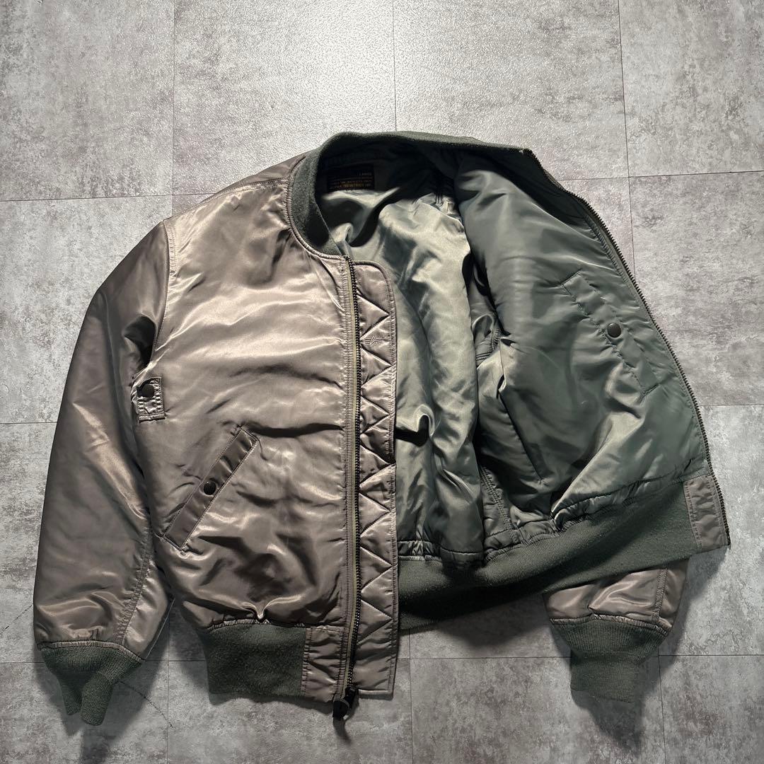 alpha MA-1 DOBBS MODEL FADED 50s復刻　レアモデル