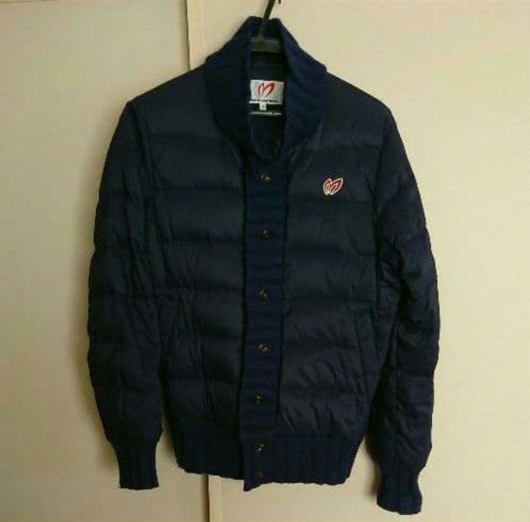 【7na】マスターバニー☆ダウンジャケット ネイビー レディース